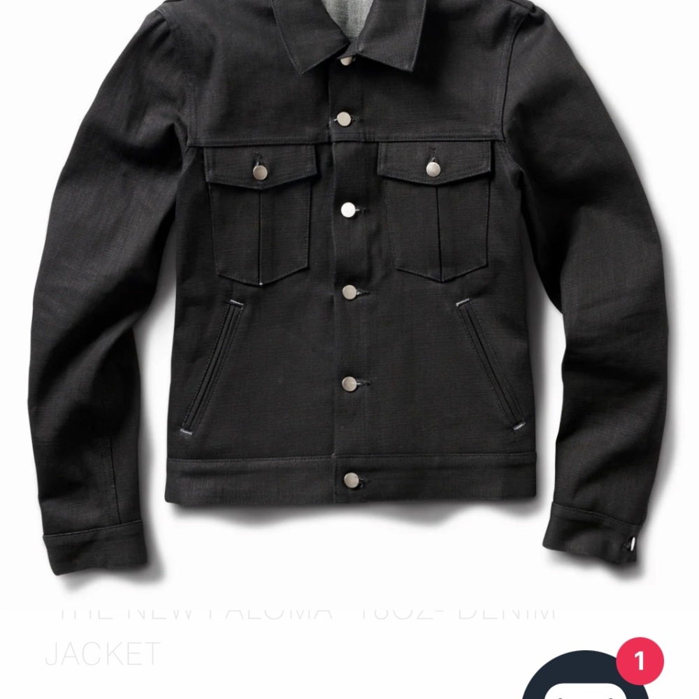 Men's Black Denim Jacket